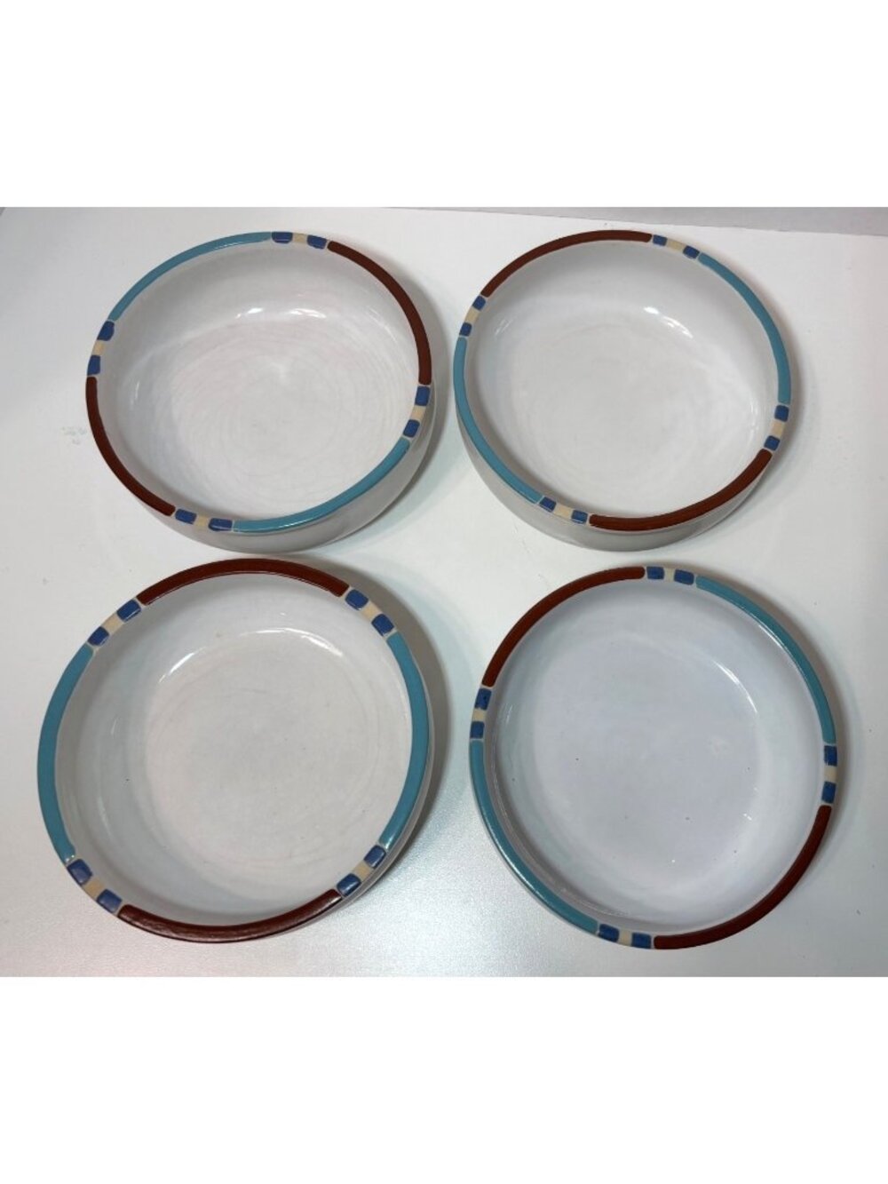 Dansk MESA SAND WHITE Portugal Soup Cereal Bowl 6 Inch Set of 4